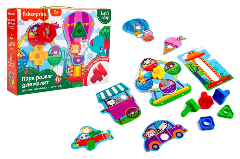 Гра-конструктор "Fisher Price. Парк розваг для малят" VT2905-21 VladiToys