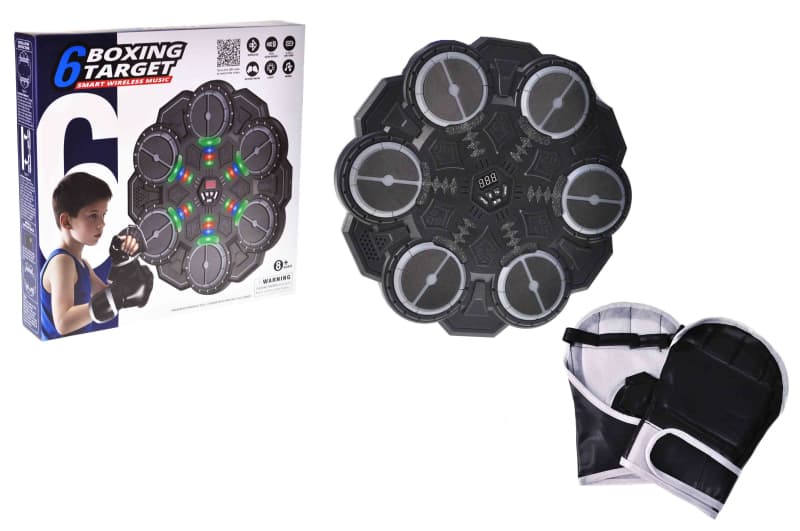 Настінний бокс KB1812 музичний "Boxing Target" на акумуляторі, в коробці р.34,5x33,5x5,8 см YG Toys