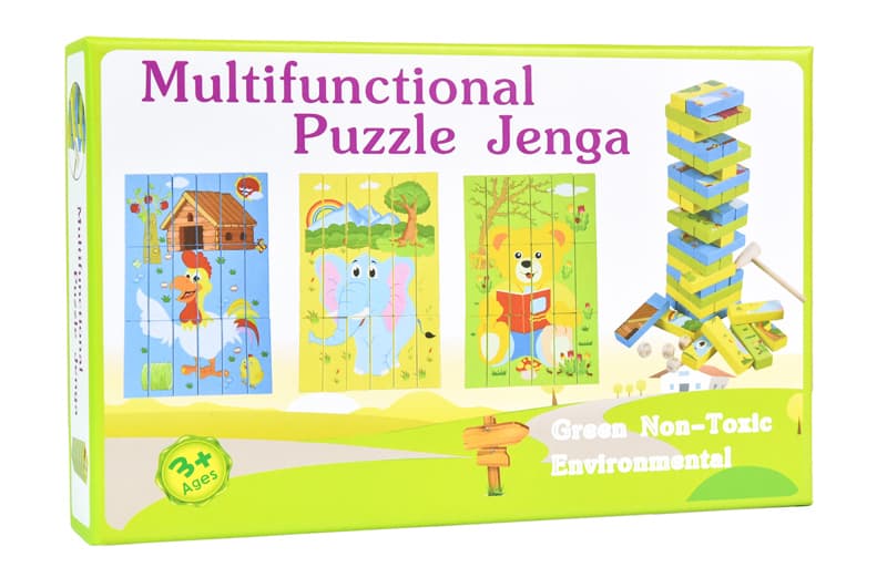 Дерев'яний джанга-пазл Multifunctional Puzzle Jenga 30980 STRATEG