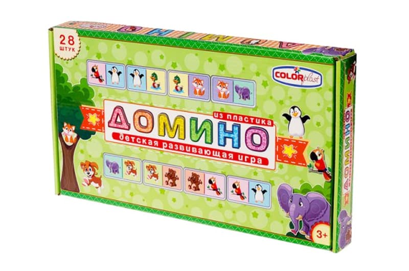 Доміно "Звірятка" 1-093 Colorplast