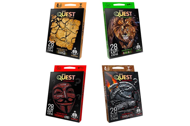 Настільна гра BQ-01-01U,02U,03U,04U "BEST QUEST" DANKO