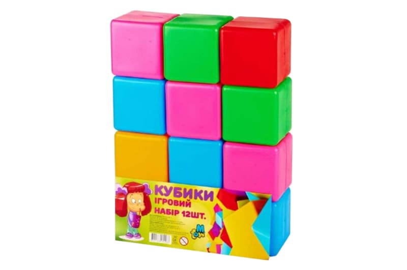 Кубики Великі "12шт" 14067 Mtoys