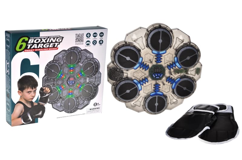 Настінний бокс KB1813 музичний "Boxing Target" на акумуляторі, в коробці р.34,5x33,5x5,8 см YG Toys