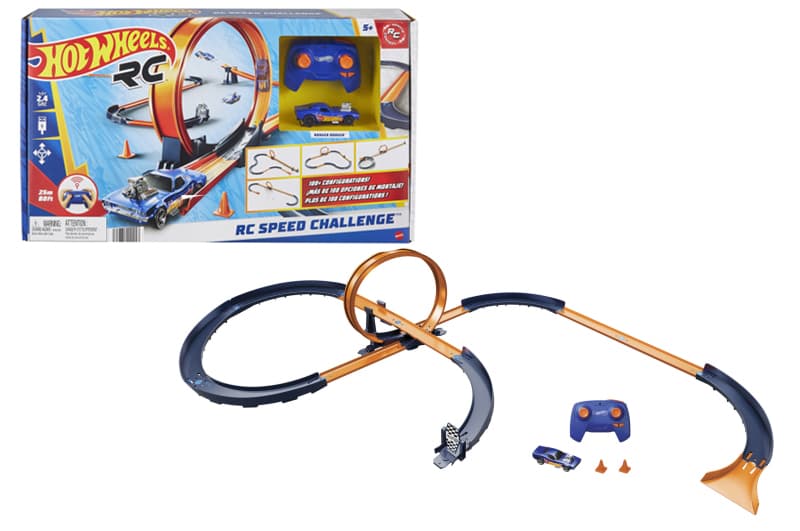 Трековий набір з машинкою 1:64 на радіокеруванні HXX45 «SPEED CHALLENGE™» HOT WHEELS®