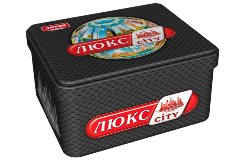 Настільна гра "Люкс.CITY" в жерстяній банці ARTOS