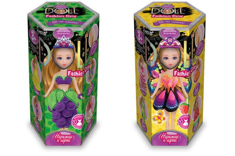 Набір креативної творчості "PRINCESS DOLL" малий CLPD-02-01U,CLPD-02-02U DANKO