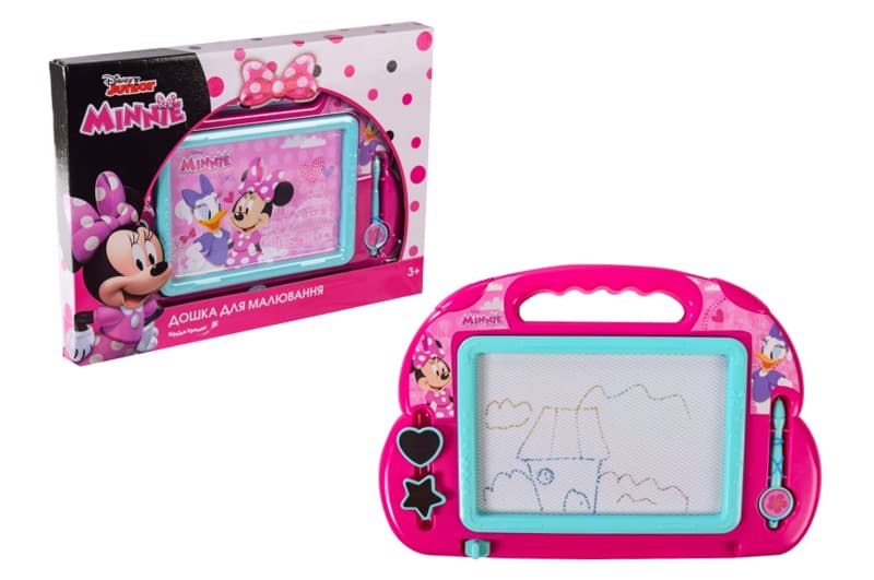 Дошка магнітна Disney "Minnie Mouse" D-3405 для малювання, кольорова, в коробці – 38*3*28 см, р-р іграшки – 35.5*24*2.5 см