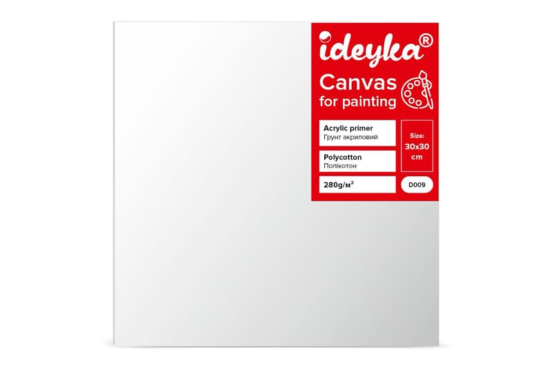 Полотно для розпису 30x30 см D009 Ideyka