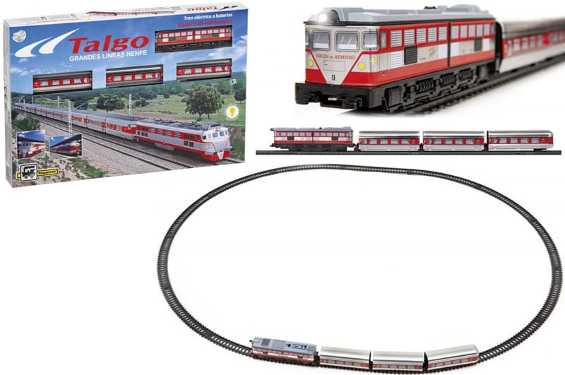 Залізна дорога "Pequetren Classic Articulated Talgo" 3.9м 508 р.52*34*5,5см DoDo