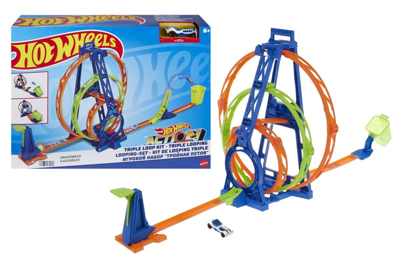 Трек HMX37 "Потрійна петля" Hot Wheels