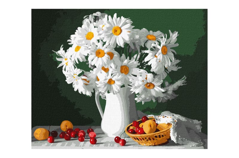 Набір для розпису по номерах "Ромашкова краса" KHO5660 40x50см IDEYKA