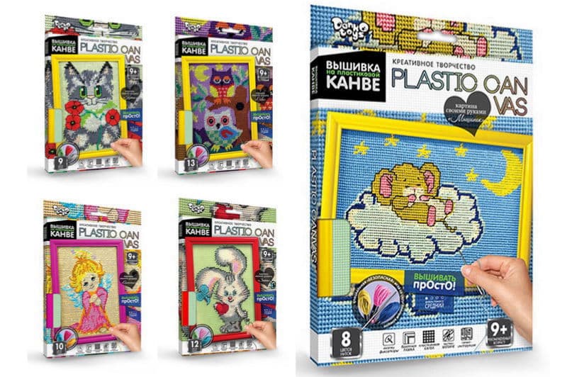 Креативна творчість "Вишивка на пластиковій канві "PLASTIC CANVAS" PC-01-01,02,03,04,05...10 DANKO