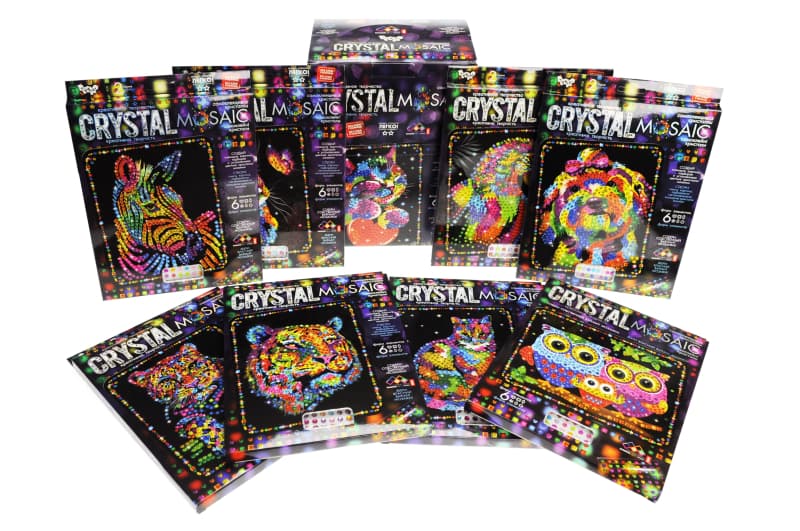 Набір креативної творчості "CRYSTAL MOSAIC" CRM-02-01,02,03,04...10 DANKO