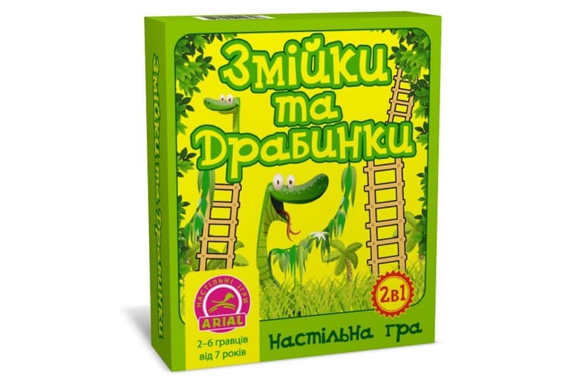 Настільна гра "Змійки і драбинки" Arial