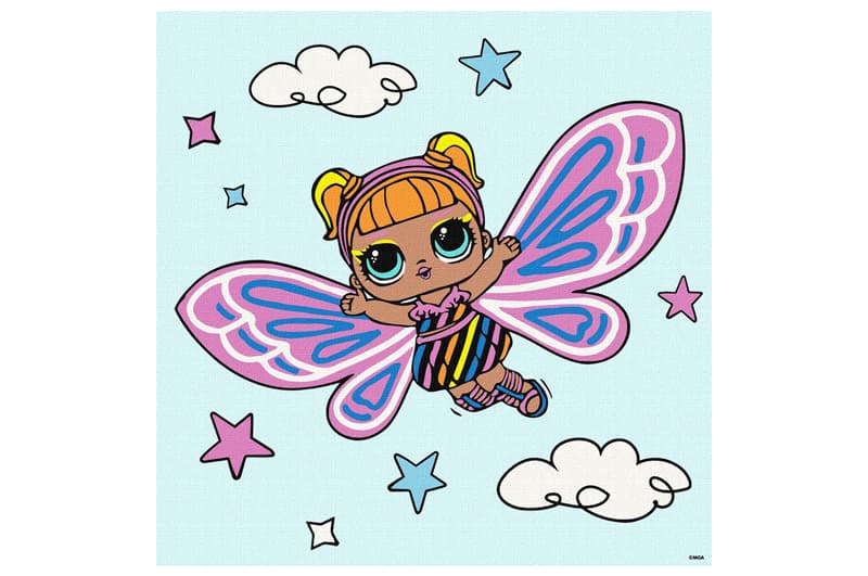 Набір для розпису по номерах 40x40 см "L.O.L. Fairies Flutterstar" Ideyka