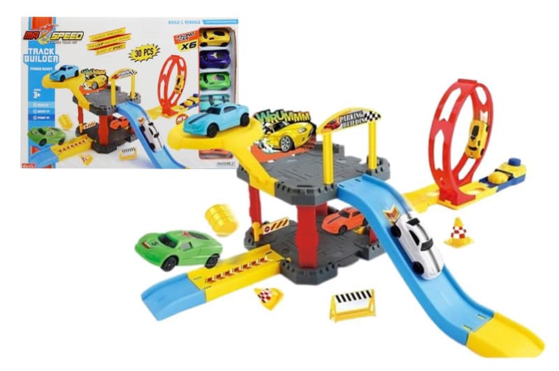 Трек з запуском в коробці 8867 р.41x26x4,8см YG TOYS