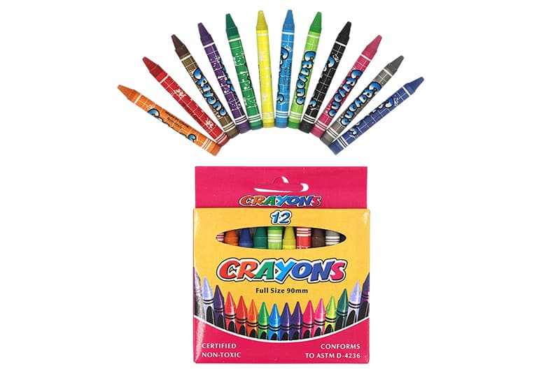 Крейда воскова Crayons 8496-12B, набір 12 кольорів