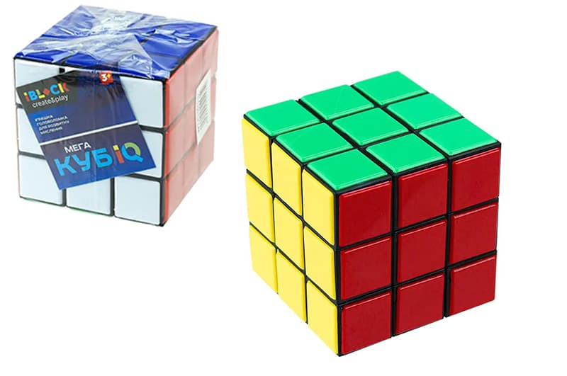 Кубик PL-0610-02 "Логіка" пакет 7,5 см IBLOCK