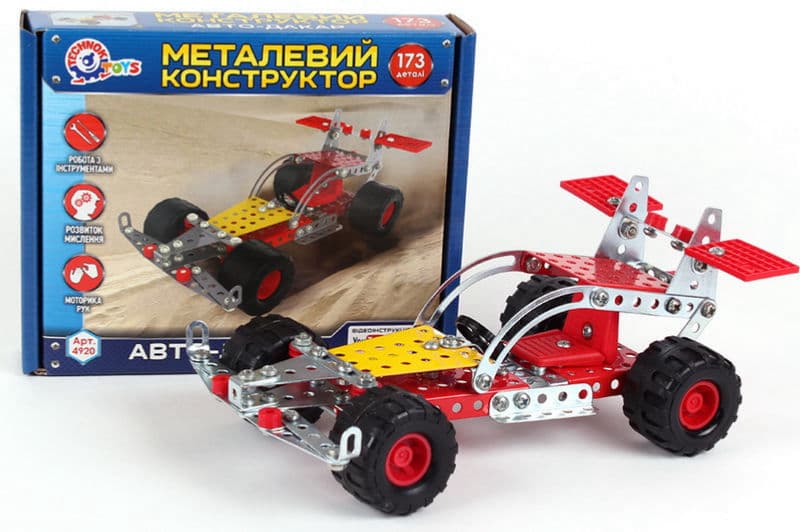 Конструктор металевий 4920 “Авто-Дакар” 173 дет. ТЕХНОК