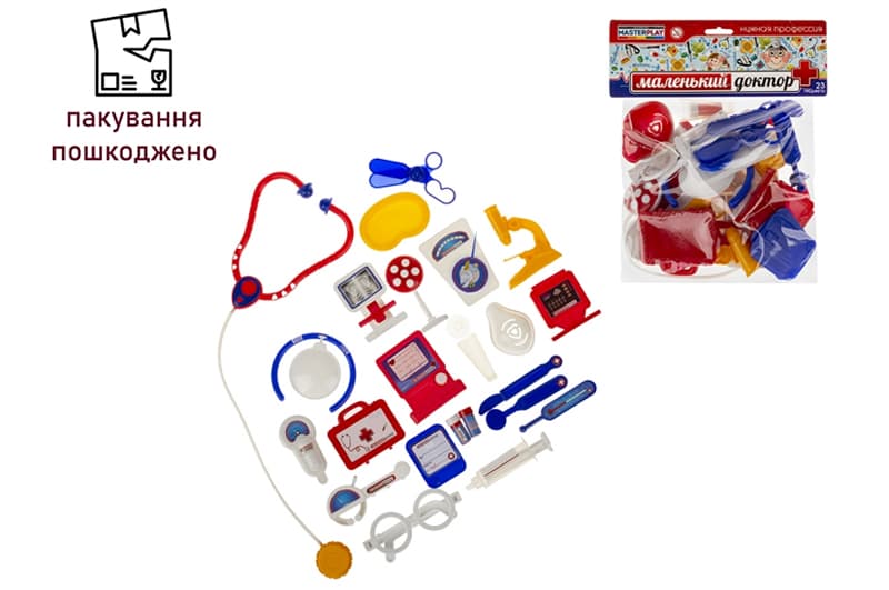 Набір "Маленький лікар" (23деталі) 1-036 Colorplast