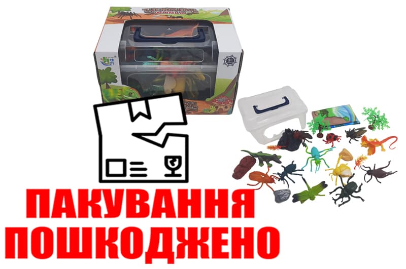 OUTLET Набір комах в саквояжі 303-336 р.19,1*13,5*11,3см