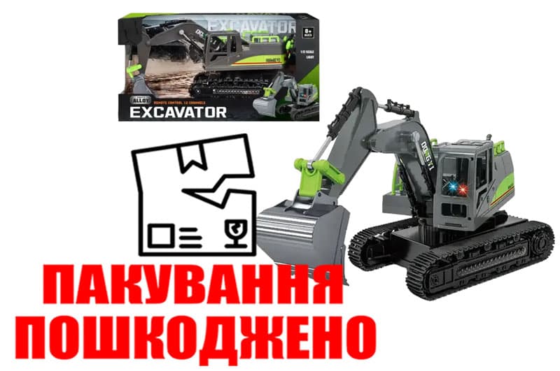 OUTLET Екскаватор на радіокеруванні, акумулятор, в коробці A8864-135 см