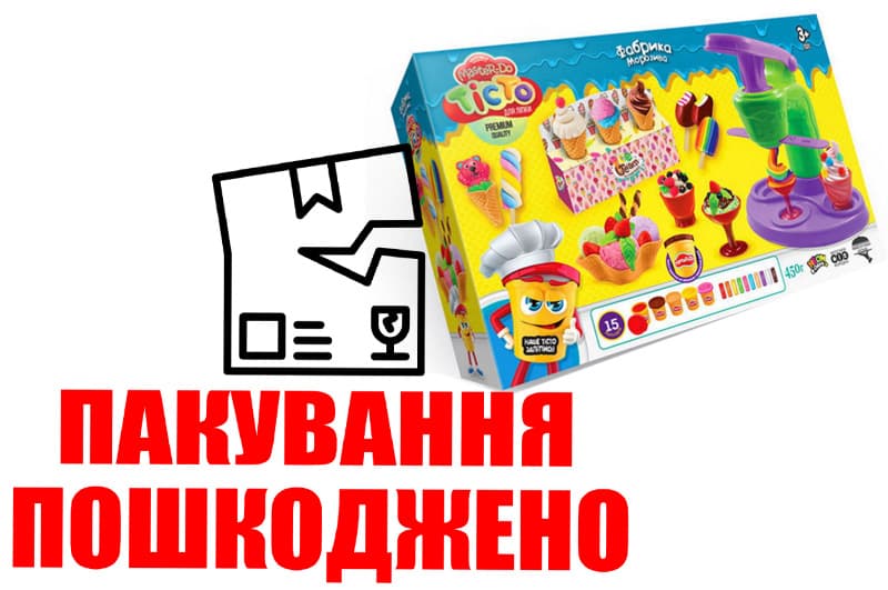 OUTLET Набір для ліплення з тістом TMD-06-01U Master Do: Фабрика морозива DANKO