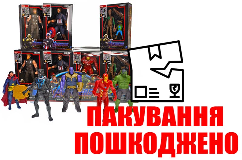 OUTLET Супергерой в блоці 24шт LK4017 р.52,8*29,6*20,4см