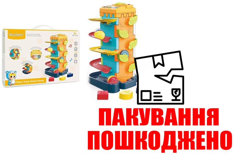 OUTLET Ігровий центр 73303 батар.муз.світ.кор.39,5*9*28,5