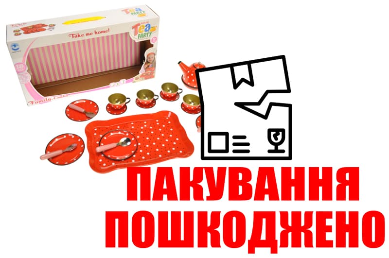 OUTLET Набір посуду в коробці 2019B р.39*21*10см