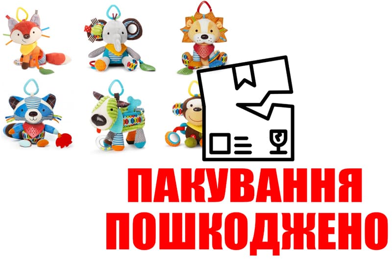 OUTLET Брязкальце ВТ-Т-4626 (ВТ-Т-0220) підвіска тваринка м'яке з прорізувачем 6 видів .кульок.20см