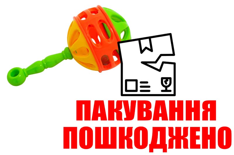 OUTLET Брязкальце-маракас 8809, р.19х9,5 см.