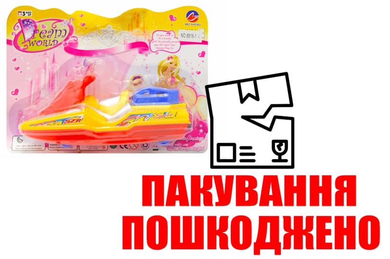 OUTLET Катер (батарейки, планшет) 8818-1 р.19х6 см.
