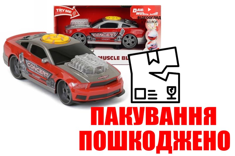 OUTLET Машина озвучена, зі світлом, в коробці WY100A р.30,5*14*16,5см