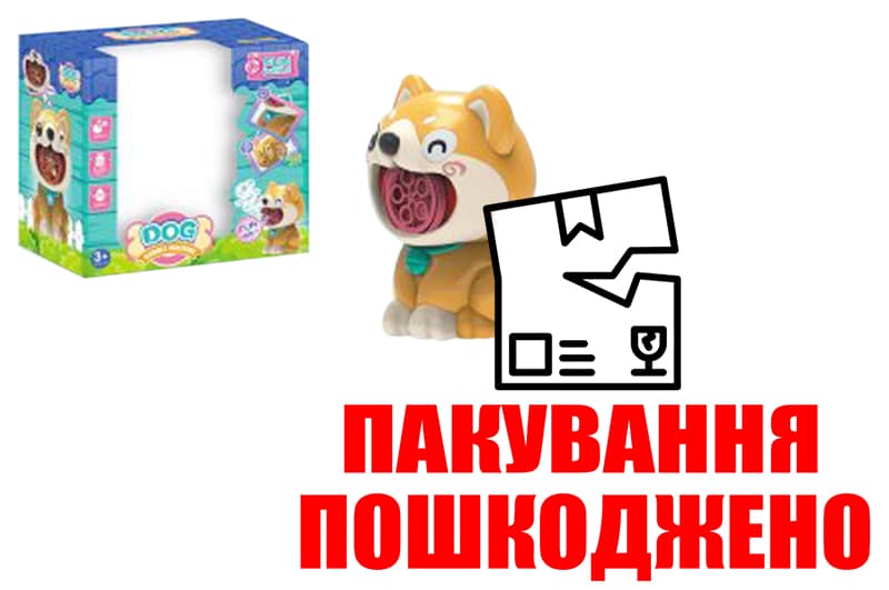 OUTLET Бульбашкомет-генератор J168-001 песик батар.муз.світ.кор.21*13,5*20