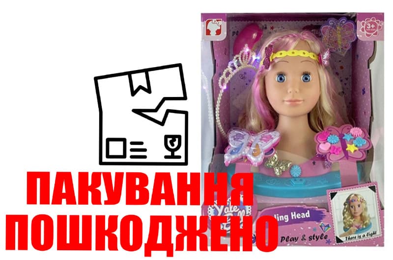 OUTLET Лялька-манекен YL888D/888E для зачісок та макіяжу 2 види в коробці 32,5*19,5*26,5 см