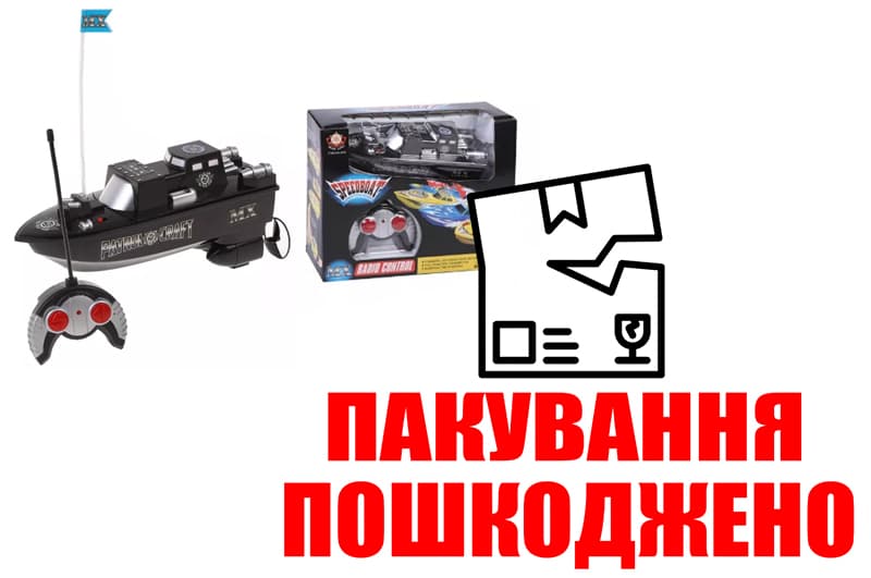 OUTLET Катер на радіокеруванні 978-11 на батарейках в коробці р.27,5x10x22см YG Toys