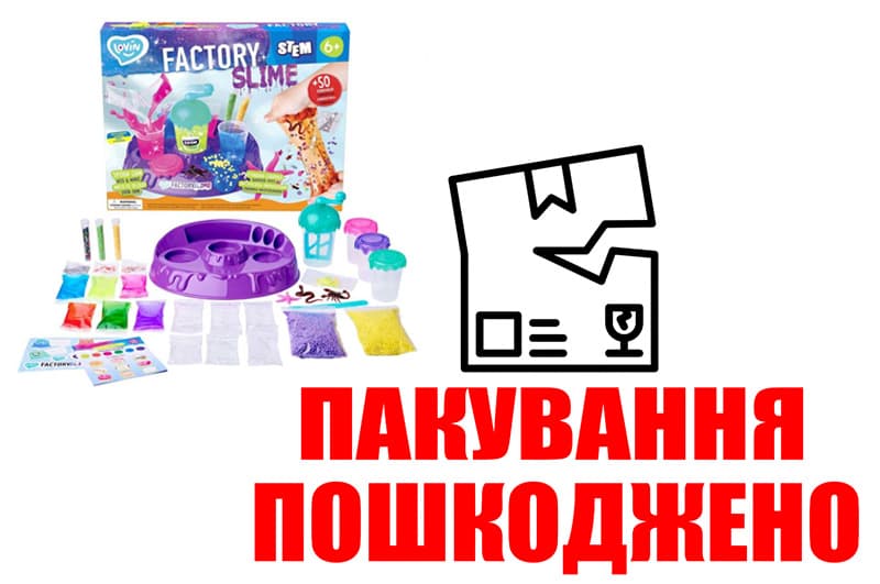 OUTLET 0 Набір для дослідів 80155  Slime Factory  LOVIN