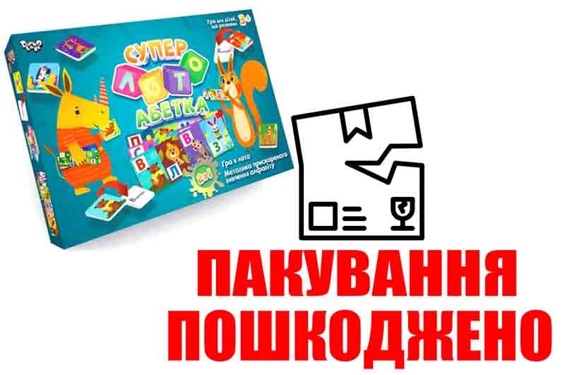 OUTLET Настільна гра СЛА-01U Суперлото Абетка DANKO
