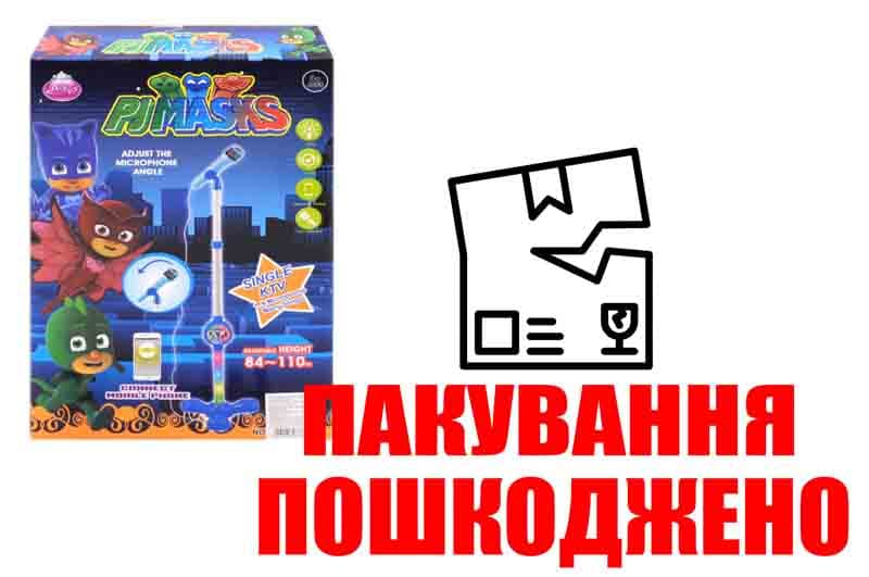 OUTLET Мікрофон зі стійкою 'Герої в масках' в коробці DS-005-3S р.21*7*31 см