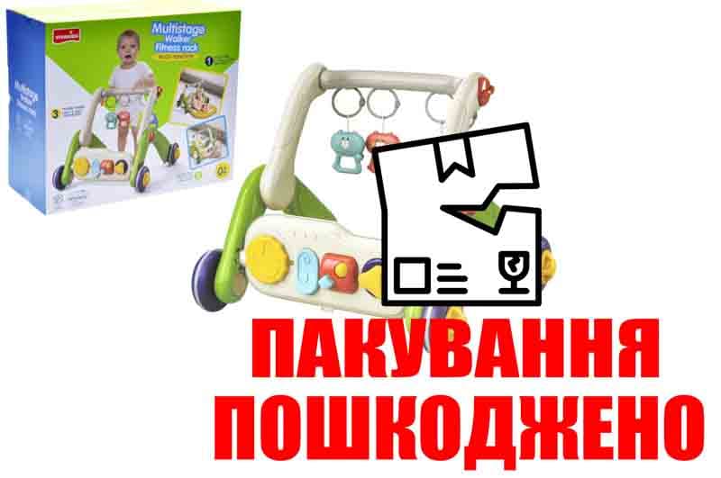 OUTLET Каталка 6666 Перші кроки багатофункціональна, музична, зі світлом, в коробці р.39,5x17x33 см