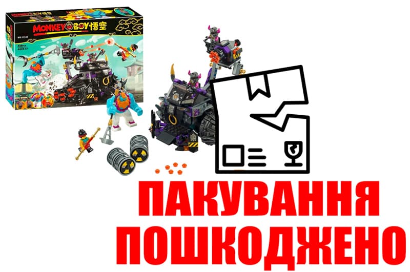 OUTLET Конструктор за мотивами мультфільму 448дет 11540 (Р) р.41*28*6,5см