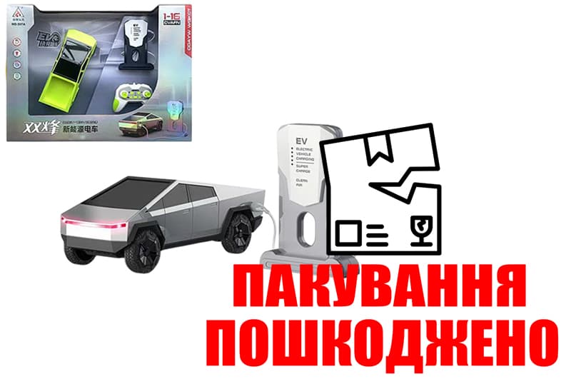 Машина на радіокеруванні Тесла 597A акумулятор, 2 кольора, короб. 50*37*11,5см