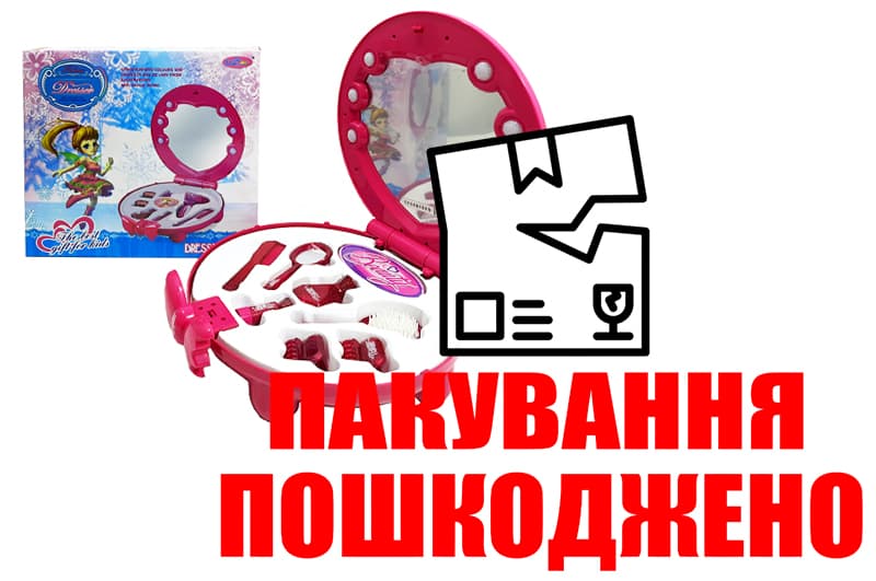 OUTLET Косметика з дзеркальцем LM90016 34,5*31*11см.