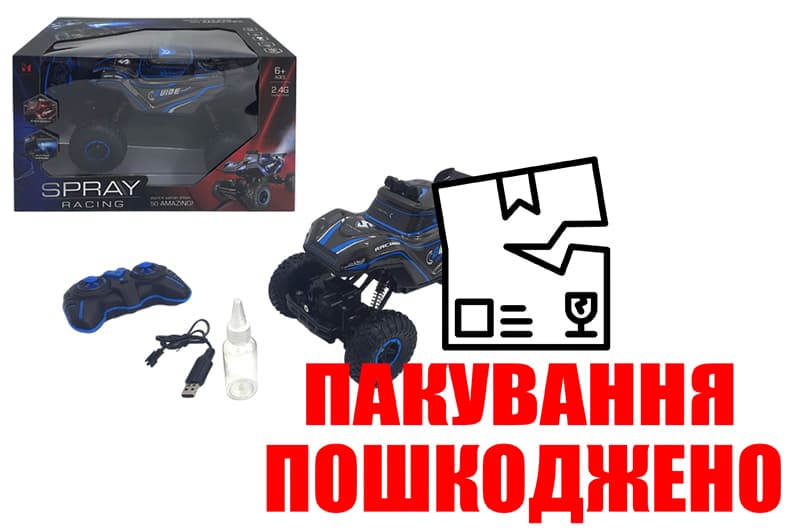 OUTLET 0 Машина на радіокеруванні, з димом, зі світлом, музикою, акумулятор, в коробці LH-C042 р.35*20,6*21,5