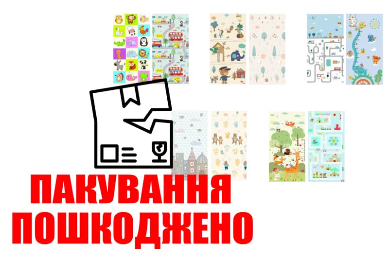 OUTLET Килимок складний 150 XPE 5 кольорів, сумка 180x1x150 см CARRELLO