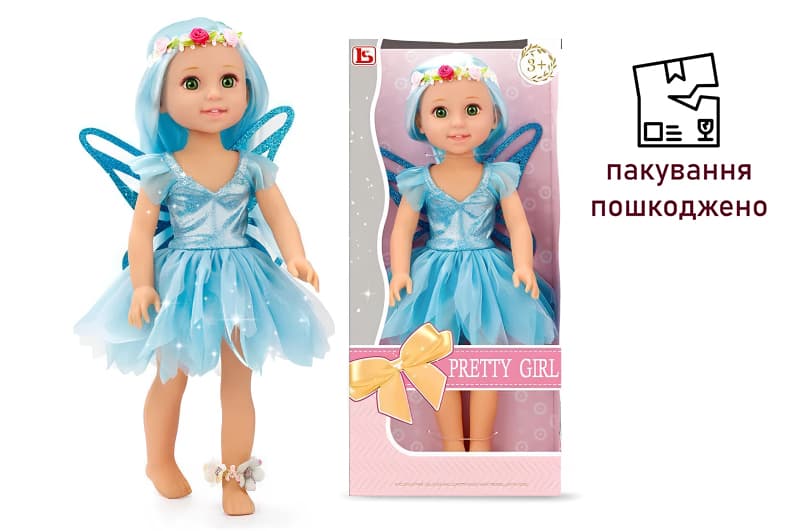 OUTLET  Лялька  Pretty Girl  в коробці LS1502-3 р.40*18,5*9см