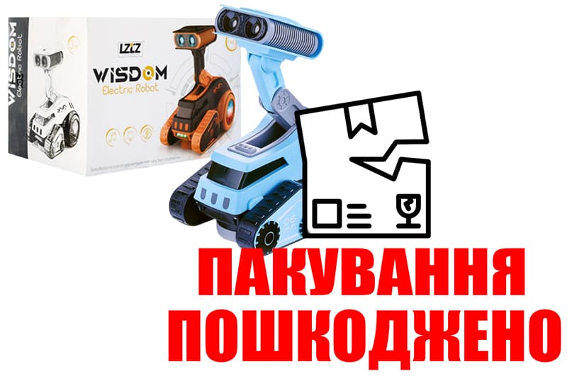 OUTLET Робот на батарейках, з музикою і світлом, в коробці 6678-6 р.17,5*11,5*12,5см