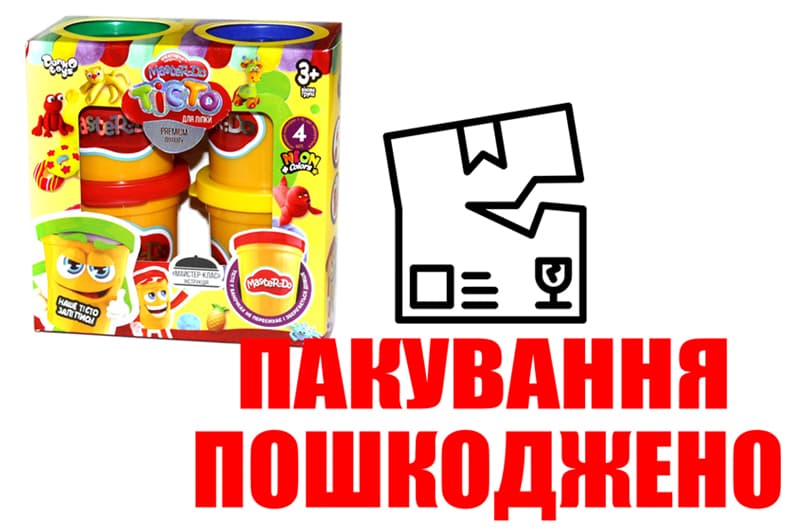 OUTLET Набір для ліплення з тістом TMDB-01-03U Master Do 4 банки по 50 гр DANKO