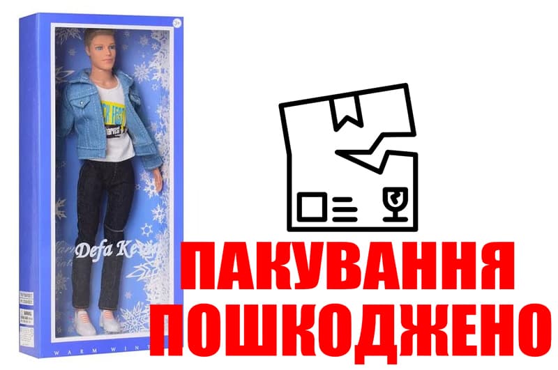 OUTLET Лялька хлопчик DEFA 8427 р. 30 см, 3 види, в коробці 15,5*33,5*6 см